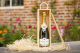 PERSONALISED CHAMPAGNE GIFT IN WOODEN BOX
