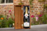 PERSONALISED CHAMPAGNE GIFT IN LUXURY WOODEN BOX
