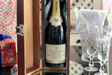 PERSONALISED CHAMPAGNE GIFT IN LUXURY WOODEN BOX