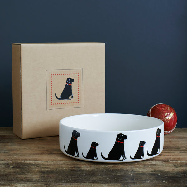 Black Labrador Dog Bowl by Sweet William Designs | Frisky Partridge Gifts & Homeware