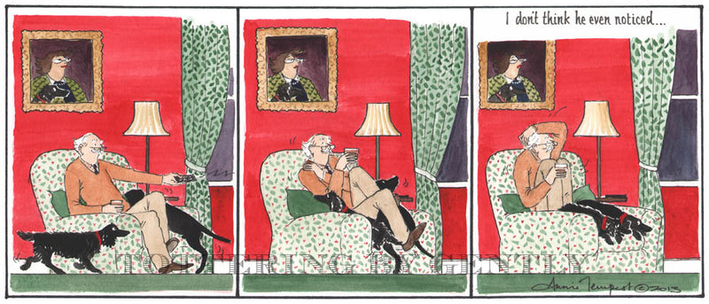 Signed Tottering by Gently Print - Don't think he noticed