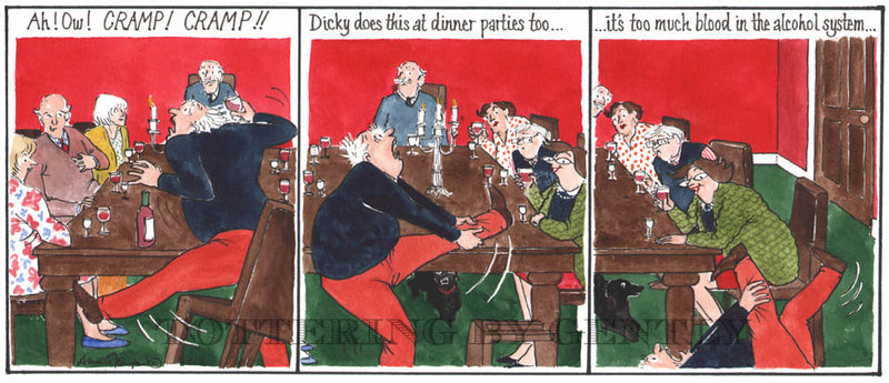 Signed Tottering by Gently Print - Blood in the alcohol system