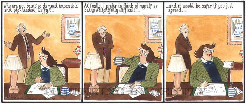 Signed Tottering by Gently Print - Delightfully difficult