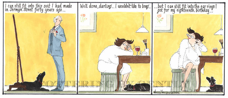 Signed Tottering by Gently Print - Still Fit