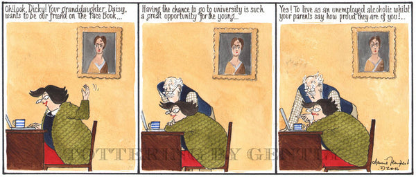 Signed Tottering by Gently Print - Facebook Friend