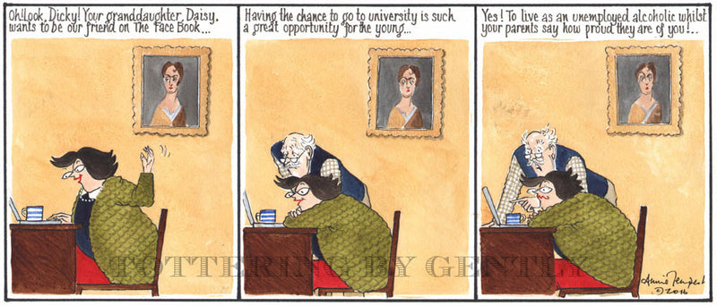 Signed Tottering by Gently Print - Facebook Friend