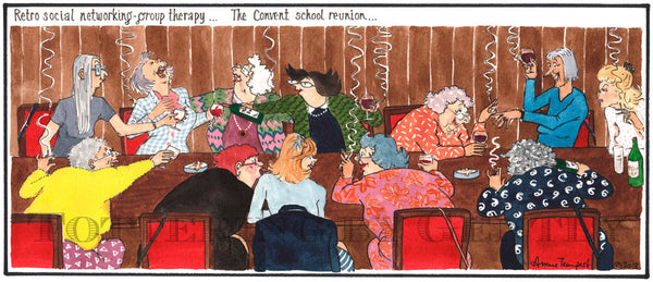 Signed Tottering by Gently Print - Convent Reunion