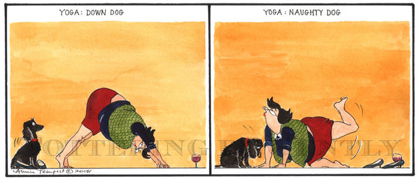 Signed Tottering by Gently Print - Down Dog