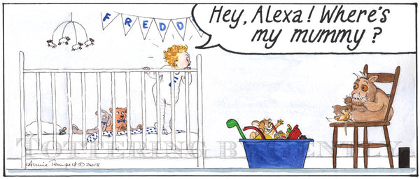 Signed Tottering by Gently Print - Hey, Alexa!
