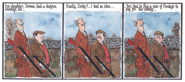 Signed Tottering by Gently Print - Shotgun Wedding