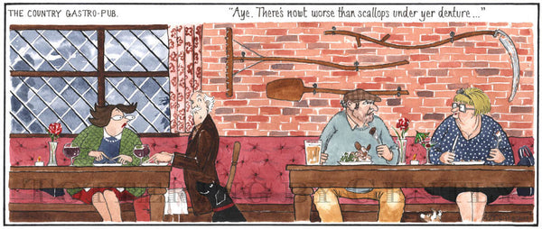 Signed Tottering by Gently Print - Country Gastro Pub