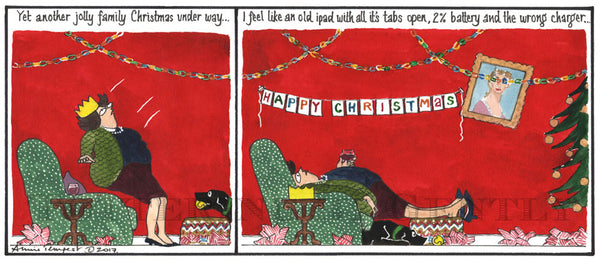 Signed Tottering by Gently Print - Another jolly Christmas
