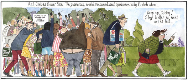 Signed Tottering by Gently Print - RHS Chelsea Flower Show
