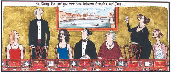 Signed Tottering by Gently Print - Seating Plan