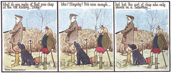 Signed Tottering by Gently Print - Only shoots on a Saturday