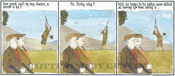 Signed Tottering by Gently Print - Skilled at sparing life