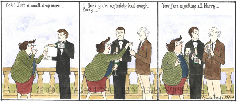 Signed Tottering by Gently Print - Your face is all blurry