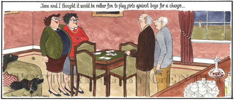 Signed Tottering by Gently Print - Bridge