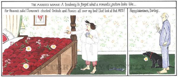 Signed Tottering by Gently Print - The Married Woman
