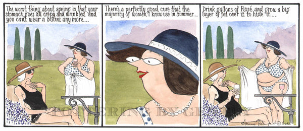 Signed Tottering by Gently Print - Gallons of Rose