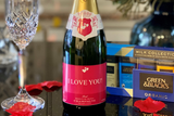 PERSONALISED ROSÉ CHAMPAGNE & CHOCOLATES GIFT BOX