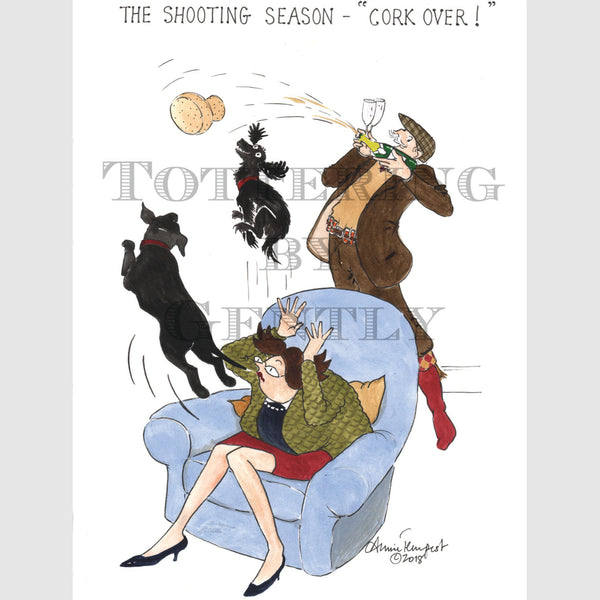 Signed Special Tottering by Gently Print - Cork Over!