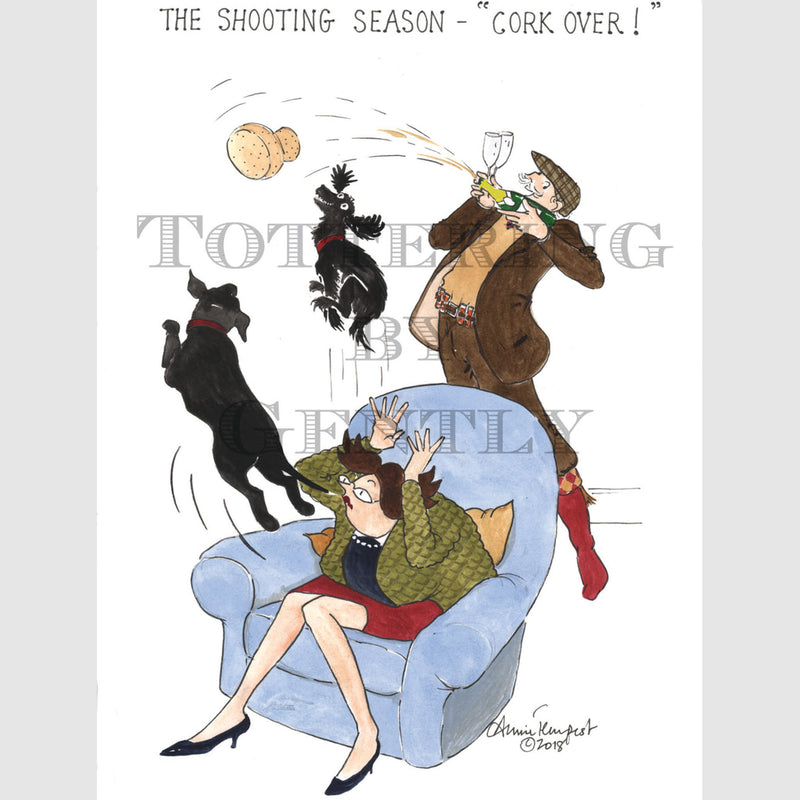 Signed Special Tottering by Gently Print - Cork Over!