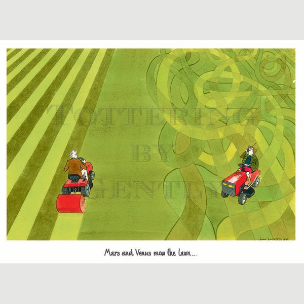 Signed Special Tottering by Gently Print - Mars and Venus