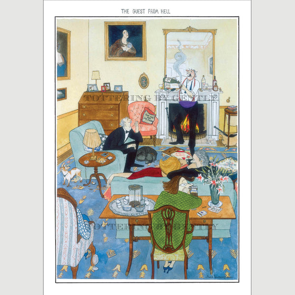 Signed Special Tottering by Gently Print - Guest from hell