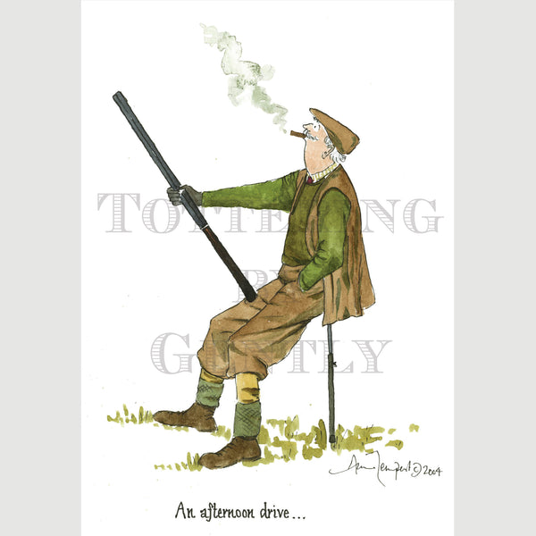 Signed Special Tottering by Gently Print - An Afternoon Drive...