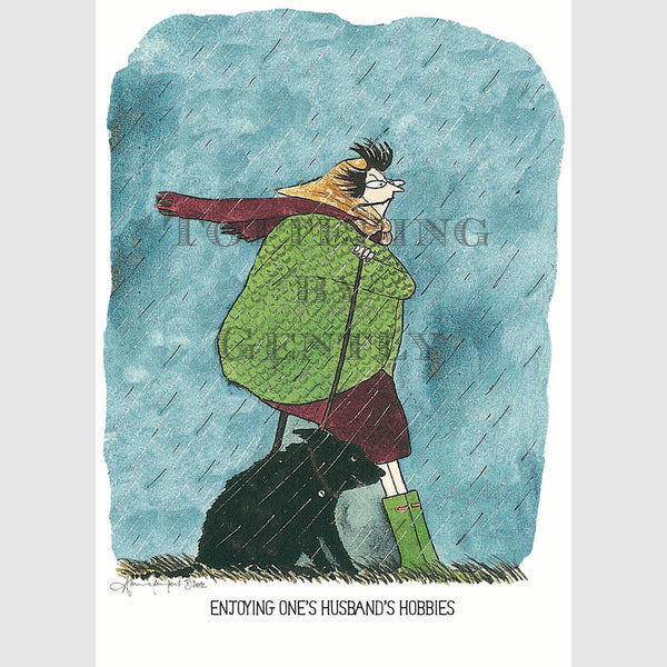 Signed Special Tottering by Gently Print - Husband's Hobbies