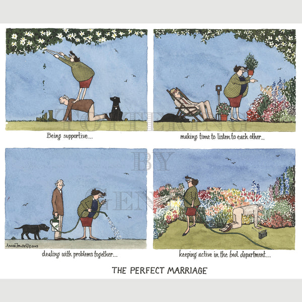 Signed Special Tottering by Gently Print - The Perfect Marriage