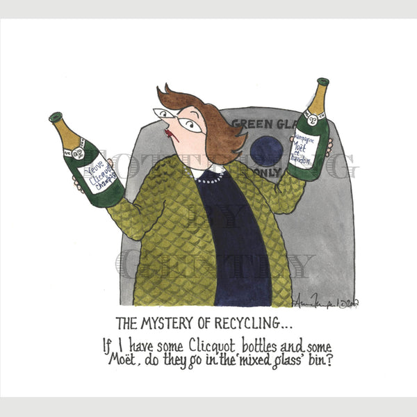 Signed Special Tottering by Gently Print - The mystery of recycling