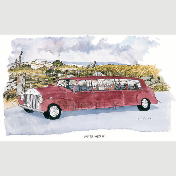 Signed Special Tottering by Gently Print - Driven Grouse