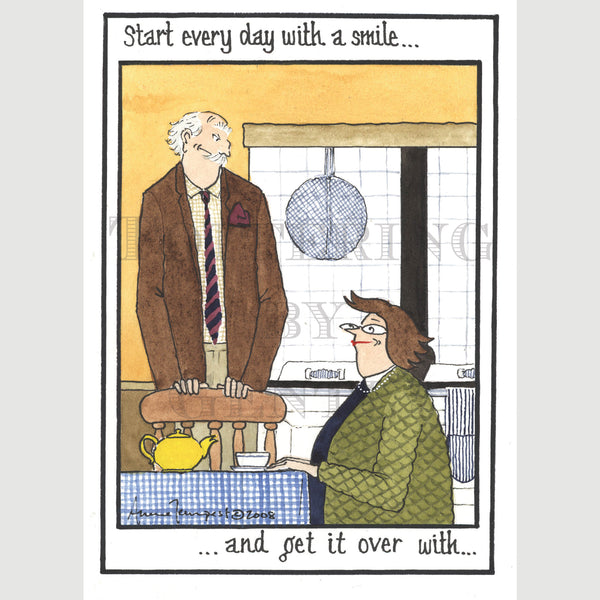 Signed Special Tottering by Gently Print - Start with a smile