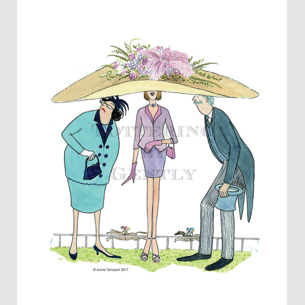 Signed Special Tottering by Gently Print - Royal Ascot