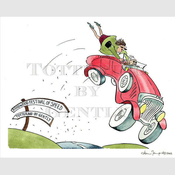 Signed Special Tottering by Gently Print - Goodwood Festival of Speed