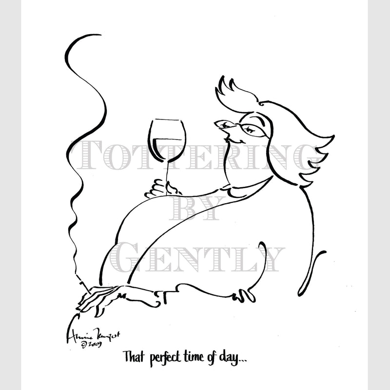 Signed Special Tottering by Gently Print - Perfect time of day...