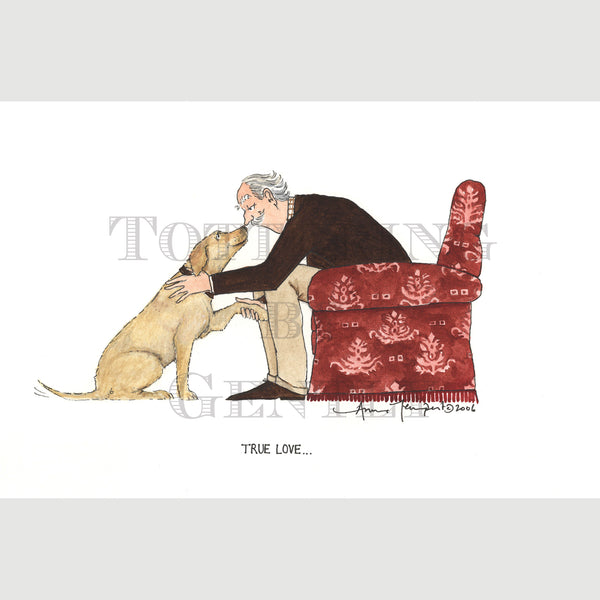 Signed Special Tottering by Gently Print - True Love