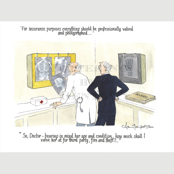 Signed Special Tottering by Gently Print - Third Party Fire & Theft