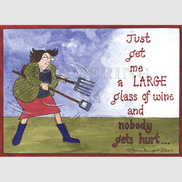 Signed Special Tottering by Gently Print - Nobody gets hurt