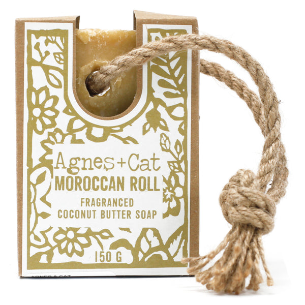 Moroccan Roll Soap on a Rope