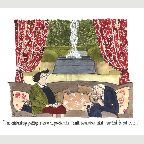 Signed Special Tottering by Gently Print - Celebrating getting a locker