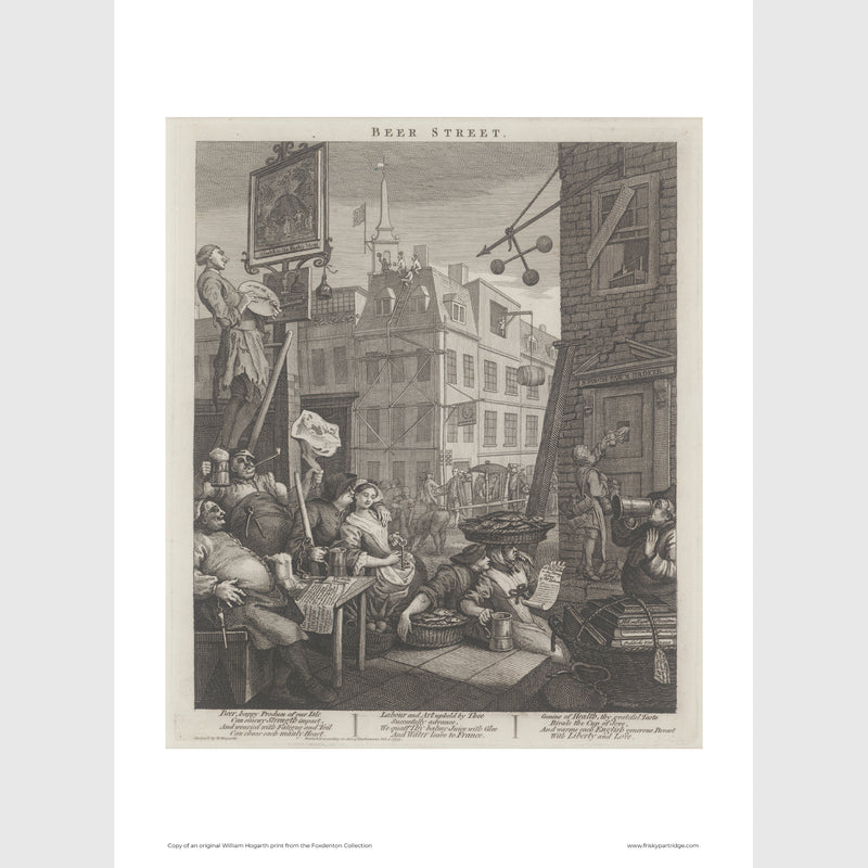 Beer Street Loose | William Hogarth Print