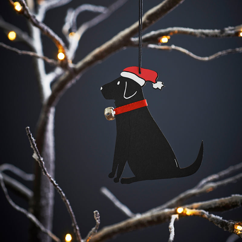 Black Labrador Christmas Tree Decoration by Sweet William | Frisky Partidge Gifts & Homeware