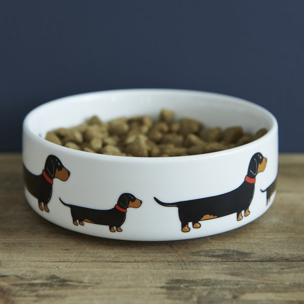 Dachshund Dog Bowl by Sweet William Designs | Frisky Partridge Gifts & Homeware
