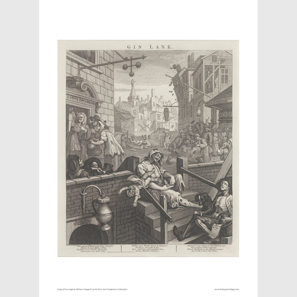 Gin Lane Loose | William Hogarth print