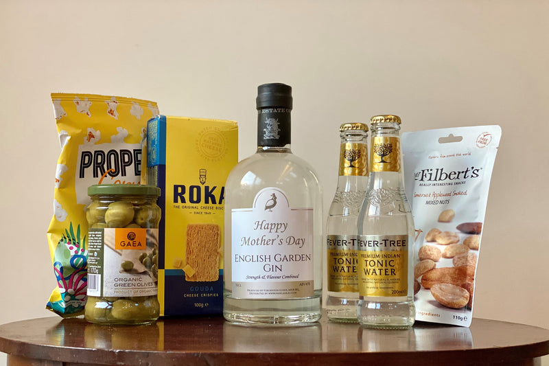Frisky Partridge Gin & Treats gift box hamper for a gin lover and all occasions
