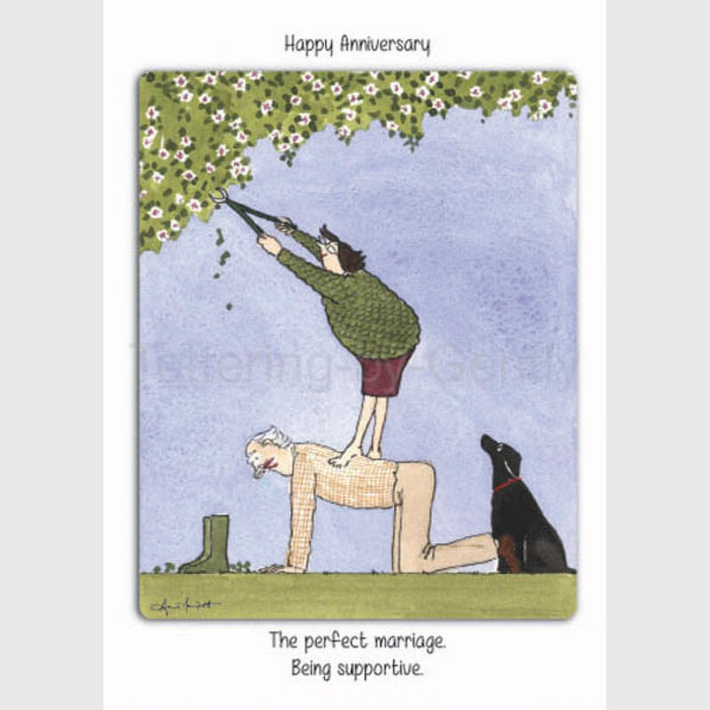 Happy Anniversary Card | Being supportive